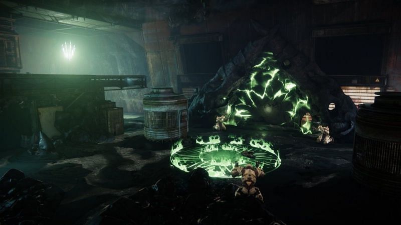 The Destiny 2 Navota boss room of the strike: Disgraced (Image via Bungie)